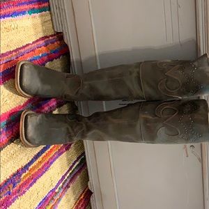 Dan Post Over The Knee Women’s Leather Boot